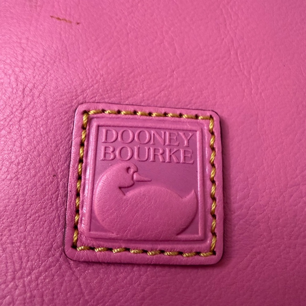 Dooney & Bourke Pink Crossbody Bag with Tassel - Picture 9 of 13